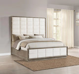 Durango Washed Oak 77-inch Eastern King Panel Bed by Coaster at Eve Furniture