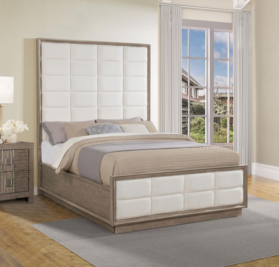 Durango Washed Oak 77-inch Queen Panel Bed by Coaster at Eve Furniture