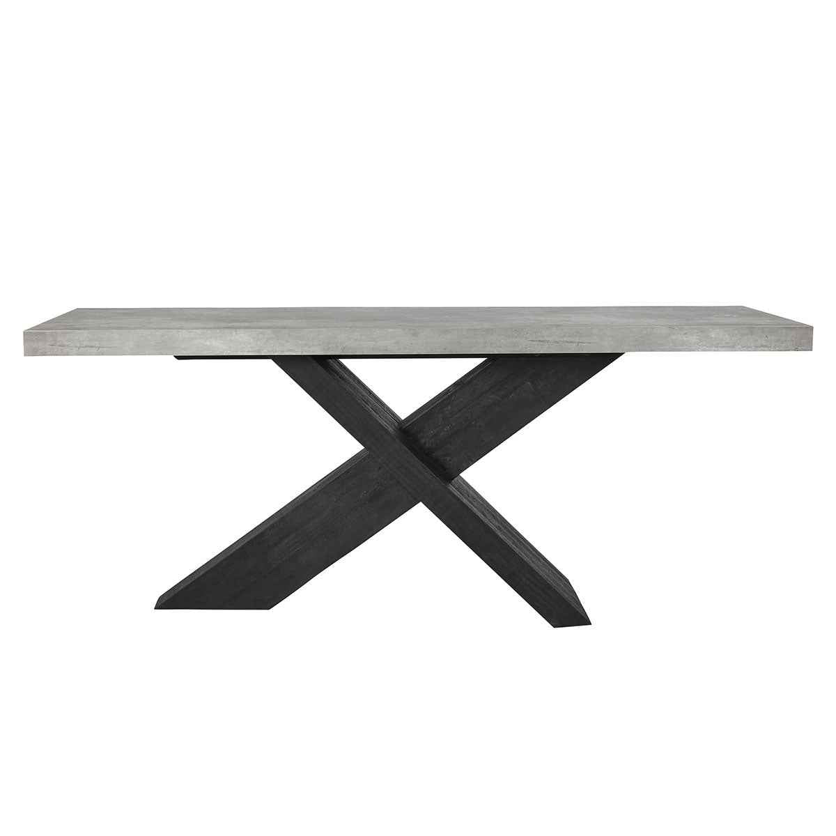Durant Black/Antique Gray Console Table by Classic Home at Eve Furniture