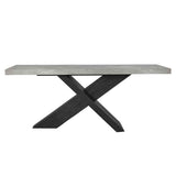 Durant Black/Antique Gray Console Table by Classic Home at Eve Furniture