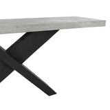 Durant Black/Antique Gray Console Table by Classic Home at Eve Furniture