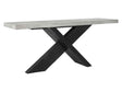 Durant Black/Antique Gray Console Table by Classic Home at Eve Furniture