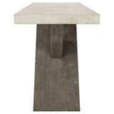 Durant Distressed Gray Console Table by Classic Home at Eve Furniture
