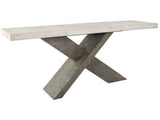 Durant Distressed Gray Console Table by Classic Home at Eve Furniture