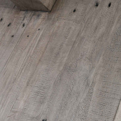 Durant Distressed Gray/Weathered Chalk Dining Table by Classic Home at Eve Furniture