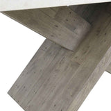 Durant Distressed Gray/Weathered Chalk Dining Table by Classic Home at Eve Furniture