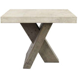 Durant Distressed Gray/Weathered Chalk End Table by Classic Home at Eve Furniture