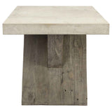 Durant Distressed Gray/Weathered Chalk End Table by Classic Home at Eve Furniture