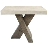 Durant Distressed Gray/Weathered Chalk End Table by Classic Home at Eve Furniture