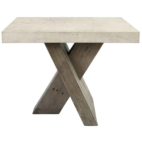 Durant Distressed Gray/Weathered Chalk End Table by Classic Home at Eve Furniture