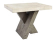 Durant Distressed Gray/Weathered Chalk End Table by Classic Home at Eve Furniture