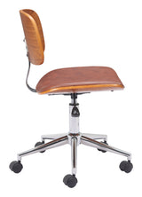 Duravel Brown Office Chair by Zuomod at Eve Furniture
