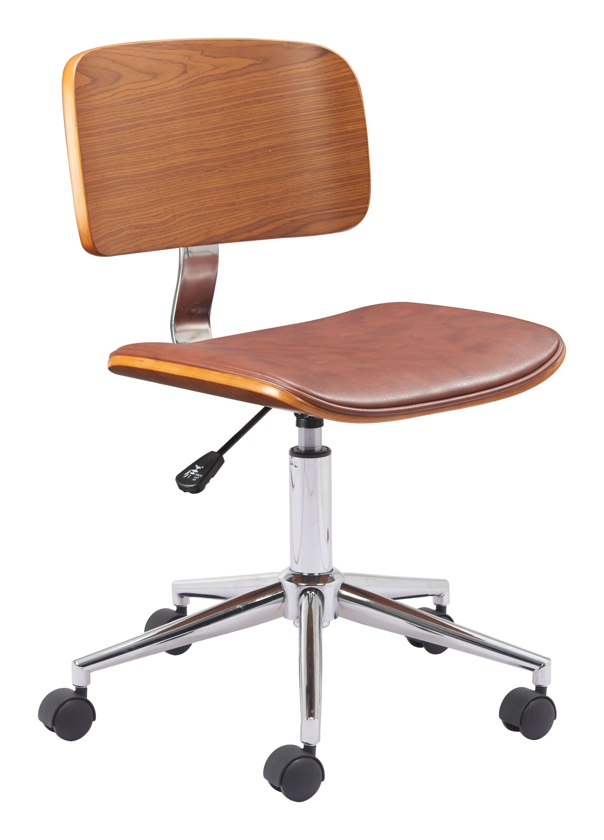 Duravel Brown Office Chair by Zuomod at Eve Furniture