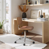 Duravel Brown Office Chair by Zuomod at Eve Furniture