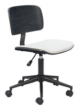 Duravel White & Black Office Chair by Zuomod at Eve Furniture