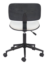 Duravel White & Black Office Chair by Zuomod at Eve Furniture