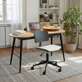 Duravel White & Black Office Chair by Zuomod at Eve Furniture