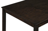 Durham Dark Brown 5-Piece Dining Set by Crown Mark at Eve Furniture