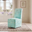Durham Sakura Light Blue/Peach Dining Chair by Furniture of America at Eve Furniture