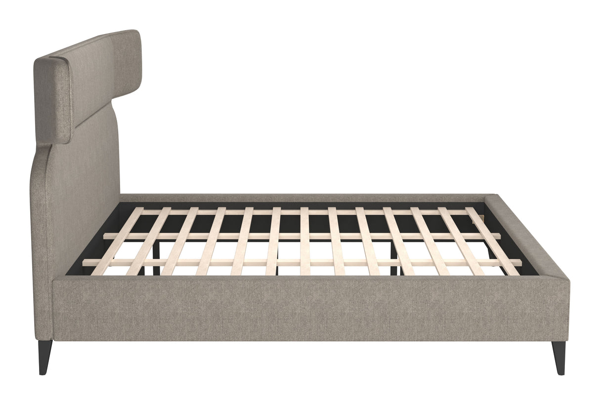 Dusa Olive Brown King Bed by Zuomod at Eve Furniture