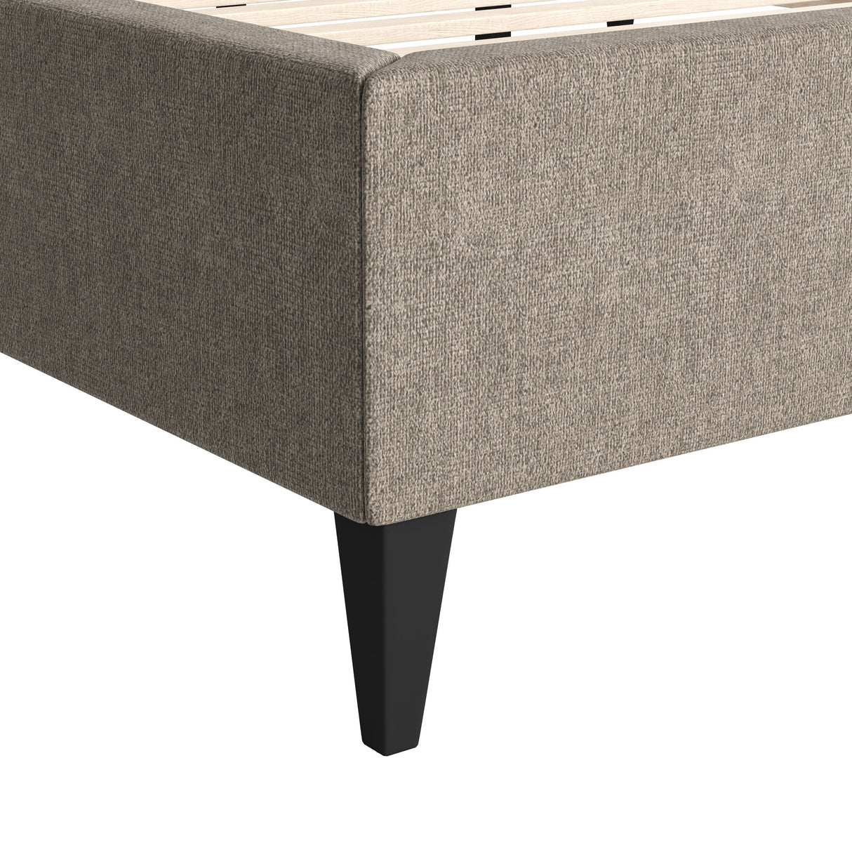 Dusa Olive Brown King Bed by Zuomod at Eve Furniture