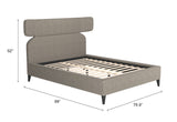 Dusa Olive Brown Queen Bed by Zuomod at Eve Furniture
