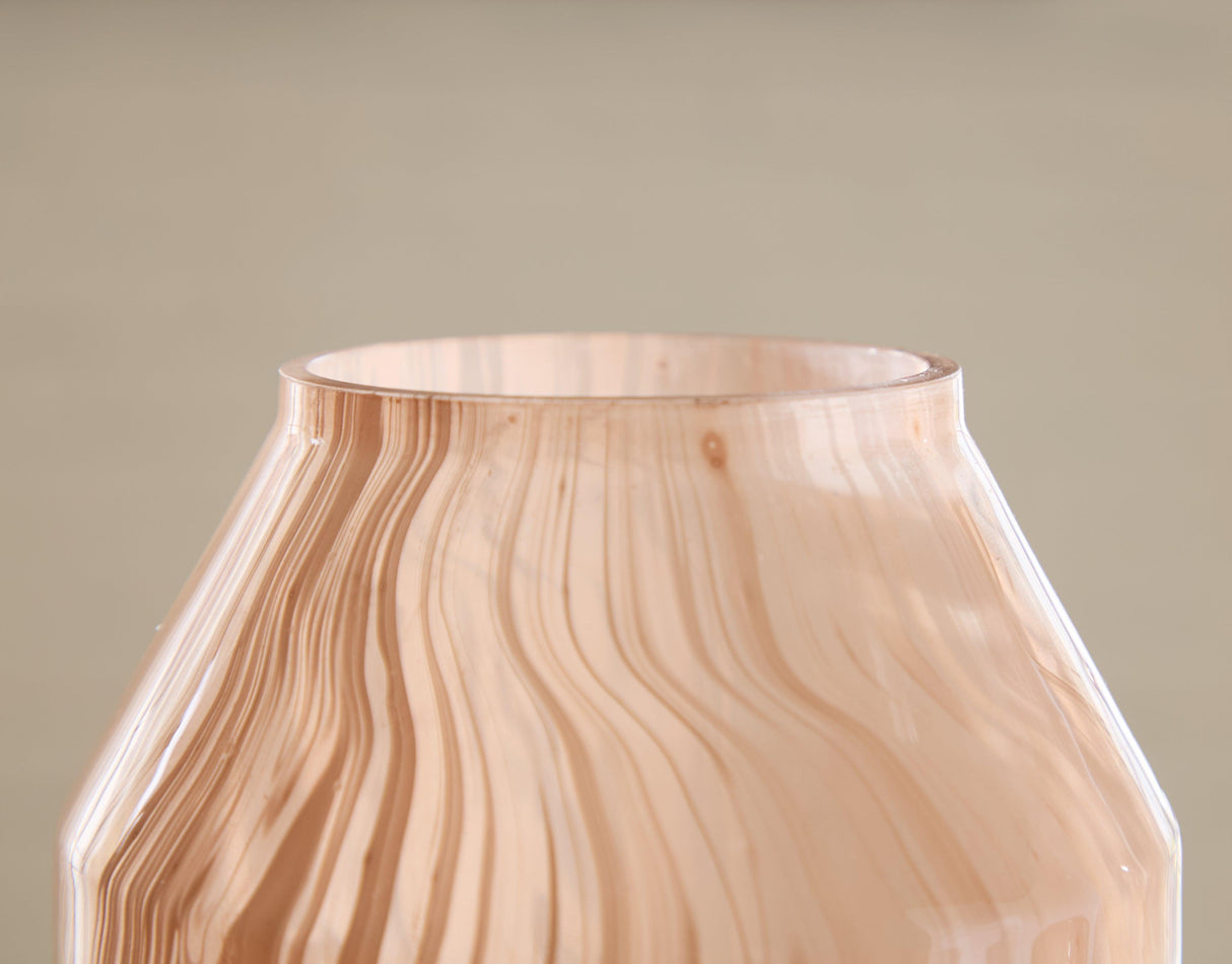 Dushby Blush Pink Vase by Ashley at Eve Furniture