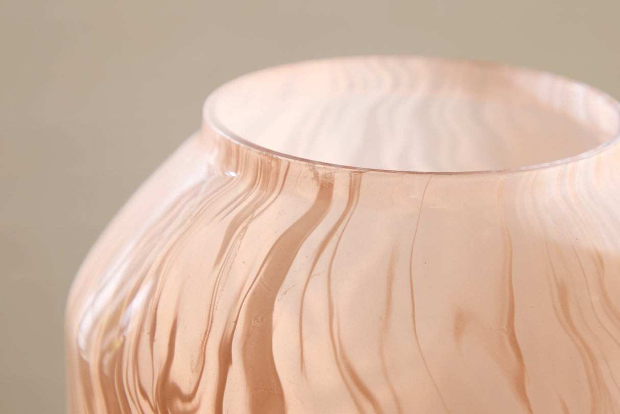 Dushby Blush Pink Vase by Ashley at Eve Furniture
