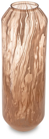 Dushby Blush Pink Vase by Ashley at Eve Furniture