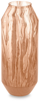 Dushby Blush Pink Vase by Ashley at Eve Furniture