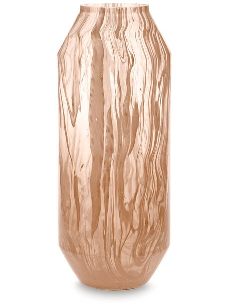 Dushby Blush Pink Vase by Ashley at Eve Furniture
