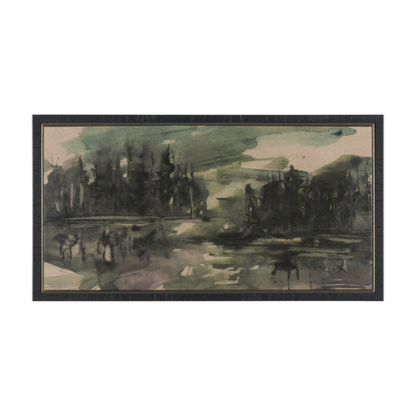 Dusk by Mercana Studio Hand-Embellished Textured Framed Canvas Artwork by Mercana at Eve Furniture