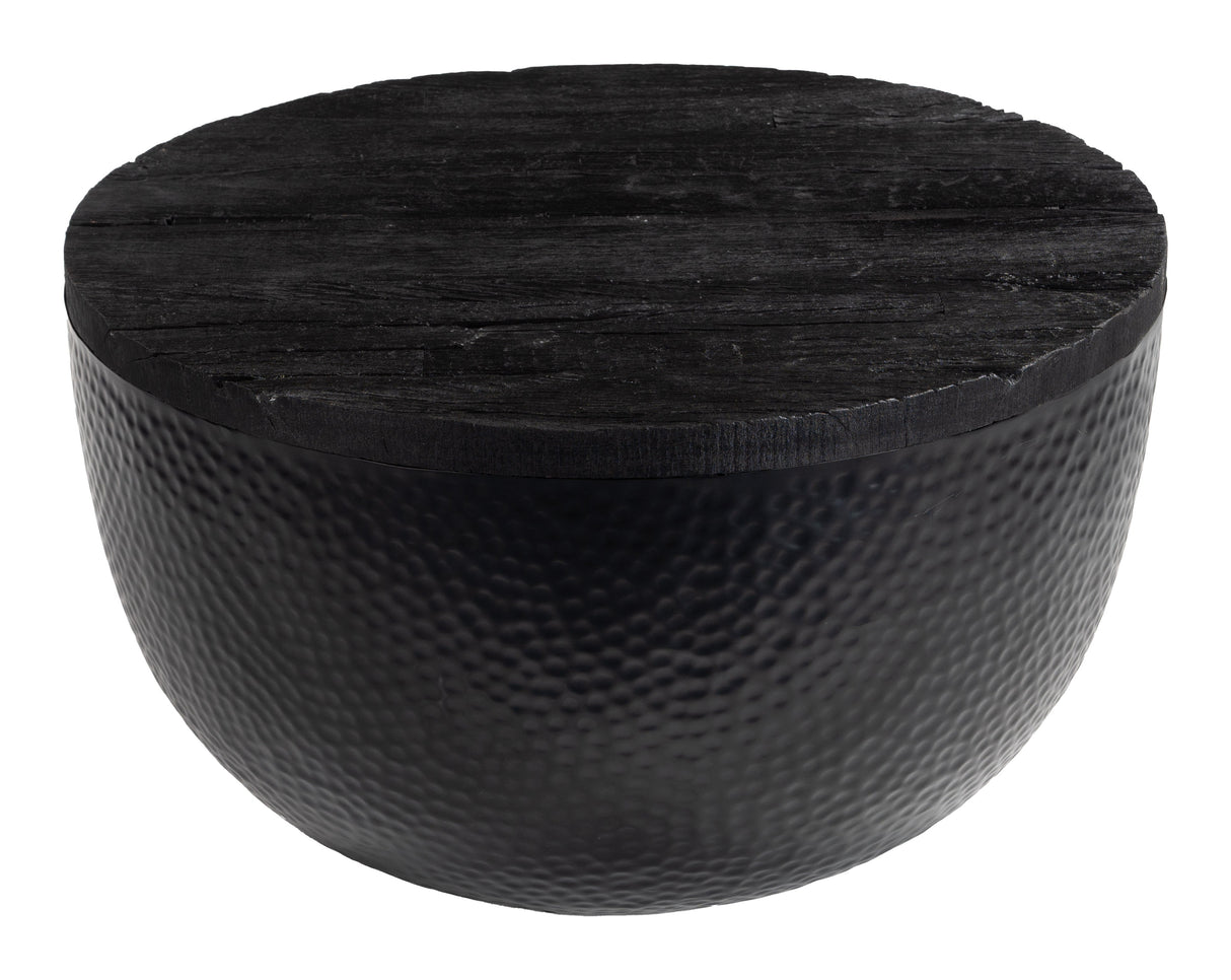 Duskan Black Storage Coffee Table by Zuomod at Eve Furniture
