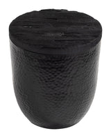 Duskan Black Storage Side Table by Zuomod at Eve Furniture