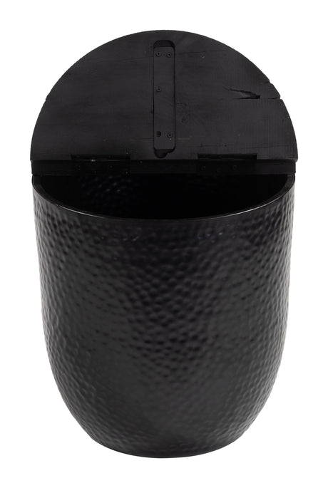 Duskan Black Storage Side Table by Zuomod at Eve Furniture