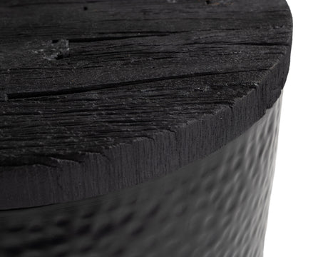 Duskan Black Storage Side Table by Zuomod at Eve Furniture