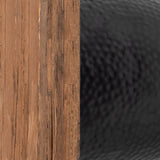 Duskan Natural & Black Storage Side Table by Zuomod at Eve Furniture