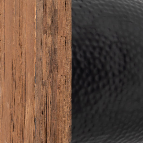 Duskan Natural & Black Storage Side Table by Zuomod at Eve Furniture