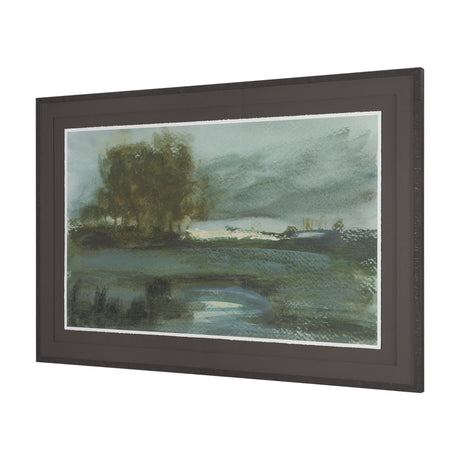 Dusks Shadow by Mercana Studio Hand Embelished Framed Artwork Matted under Glass by Mercana at Eve Furniture