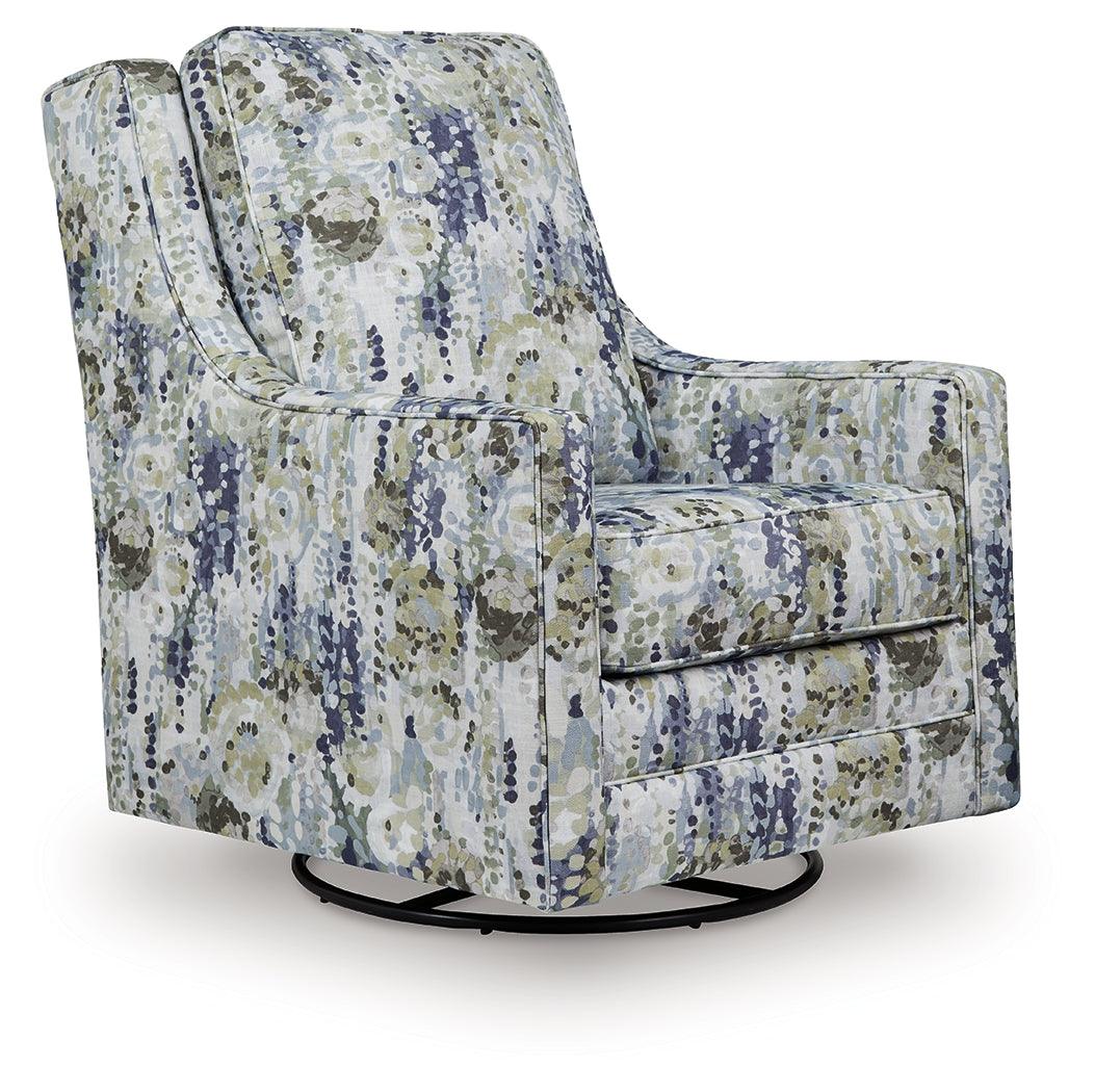 Dustinford Multi Swivel Glider Accent Chair by Ashley at Eve Furniture