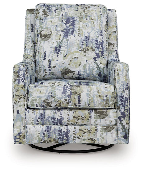 Dustinford Multi Swivel Glider Accent Chair by Ashley at Eve Furniture