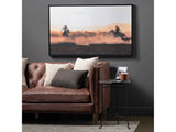 Dutton Brown/Black Canvas by Crestview at Eve Furniture