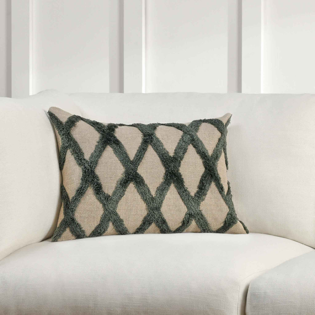 DV Caro Forest Green 14x20 Throw Pillow (Set of 2) by Classic Home at Eve Furniture
