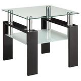 Dyer Black 3-Piece Rectangular Coffee and End Table Set by Coaster at Eve Furniture