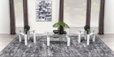 Dyer White 3-Piece Rectangular Coffee and End Table Set by Coaster at Eve Furniture