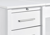 Dylan 4-Drawer Lift Top Office Desk