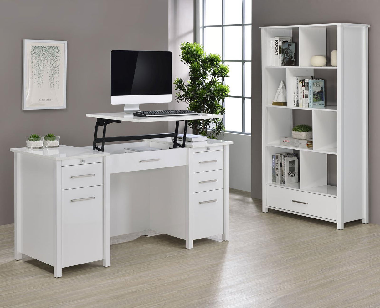 Dylan 4-Drawer Lift Top Office Desk by Coaster at Eve Furniture