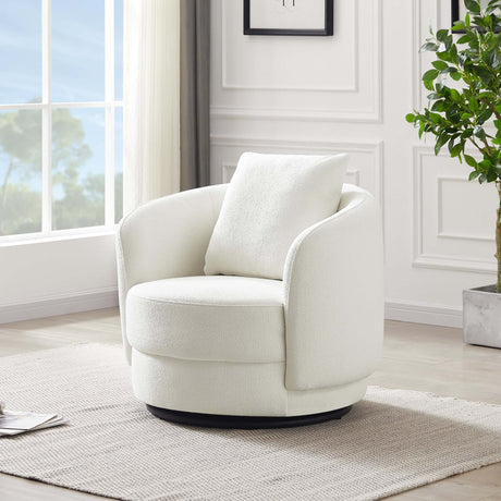 Dylan Beige Boucle Lounge Chair by Ashcroft Furniture at Eve Furniture