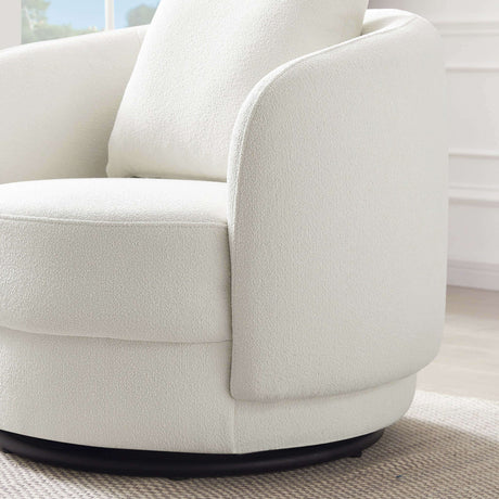 Dylan Beige Boucle Lounge Chair by Ashcroft Furniture at Eve Furniture