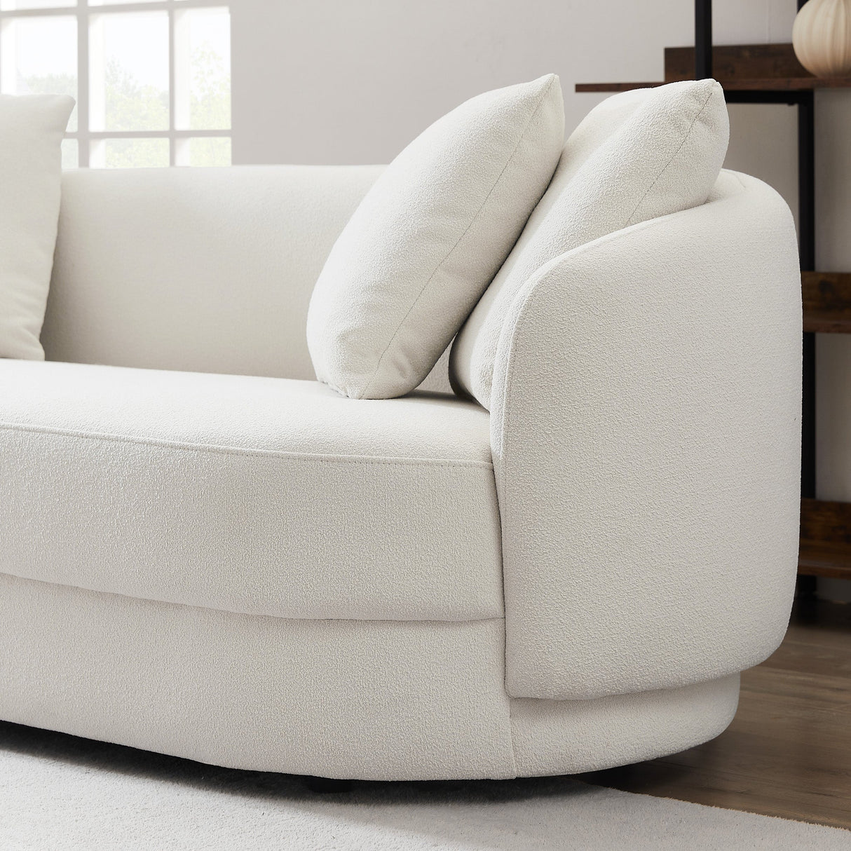 Dylan Beige Boucle Sofa by Ashcroft Imports at Eve Furniture